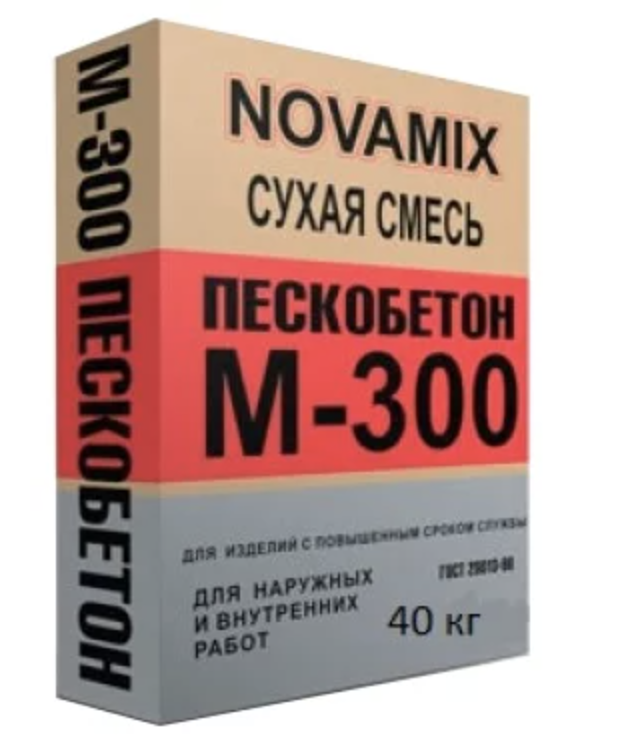 Пескобетон М300 Новамикс 40 кг 
