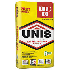 Плиточный клей UNIS XXI серый 25 кг